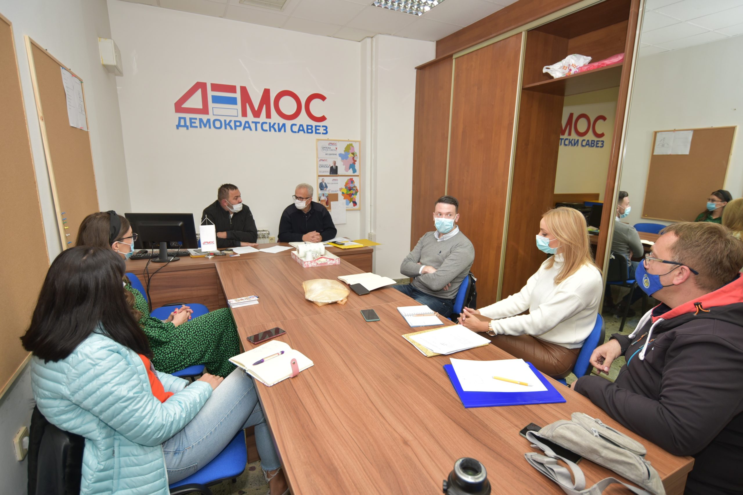 Састанак предсједника Градског одбора ДЕМОС-а Бања Лука са Медија тимом